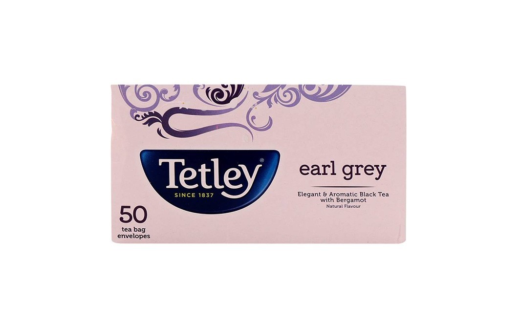 Tetley Earl Grey (Elegant & Aromatic Black Tea With Bergamot)   Box  50 pcs
